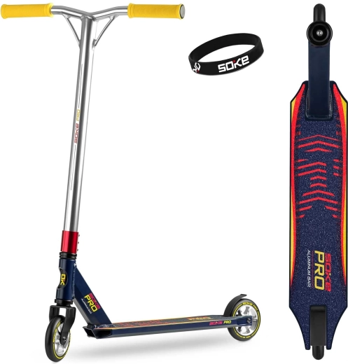 Soke Pro freestyle romobil tamnoplavo-crveni