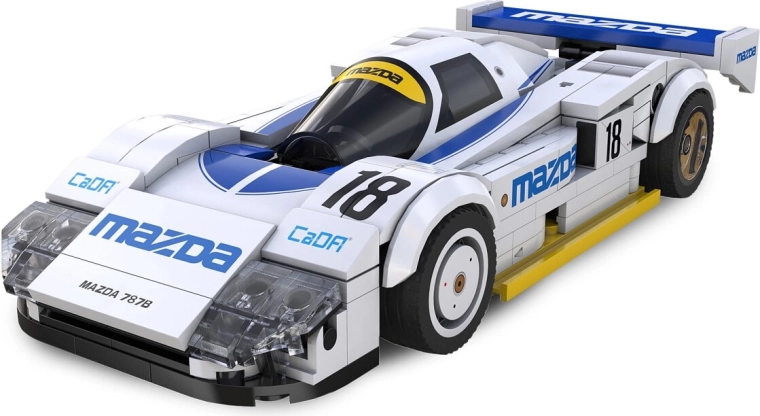 CaDA Mazda 787B white racing car building set in 1:24 scale
