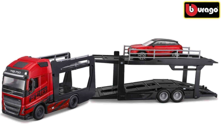BBU StreetFire Volvo FH Car Transporter in 1:43 Scale