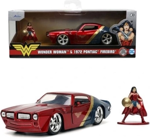 Jada Wonder Woman kolekcionarski set 1972 Pontiac Firebird 1:32 s figurom