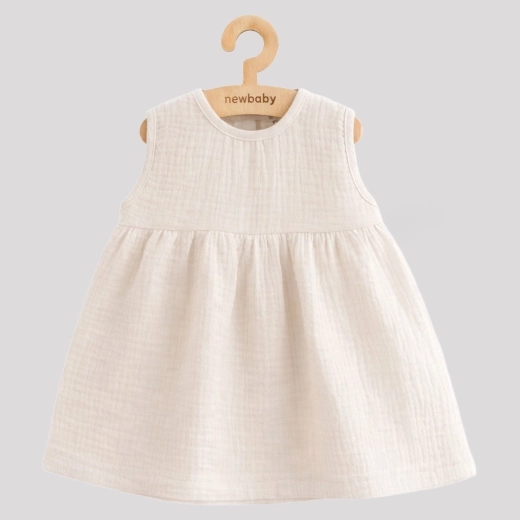 Muslinska haljinica za bebe New Baby Ella linen
