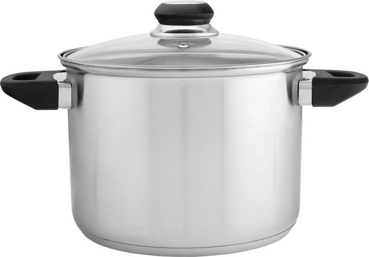 Emilio visoki nehrđajući lonac 4,3 l sa staklenim poklopcem (20 cm)