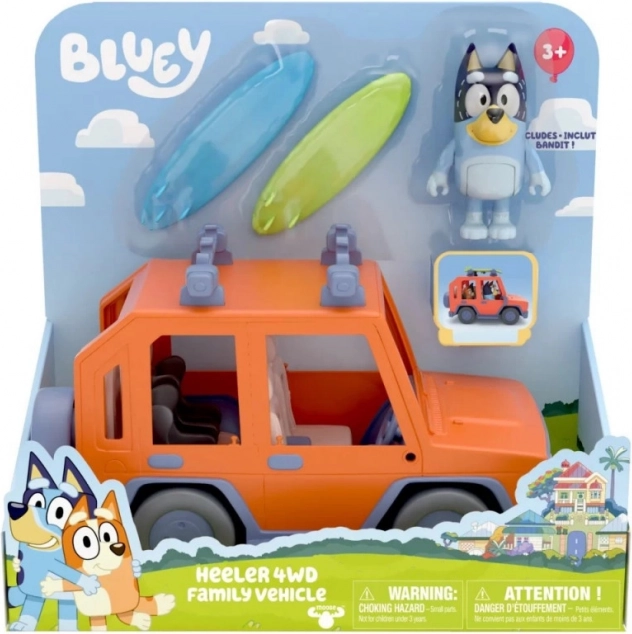 Bluey obiteljski automobil