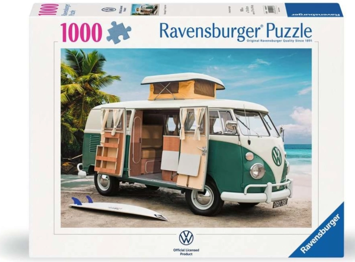 Ravensburger Volkswagen T1 camper van puzzle, 1000 pieces