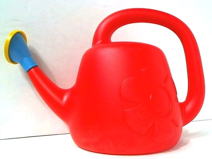 Max Kids Watering Can, Blue with Red Sprinkler Head