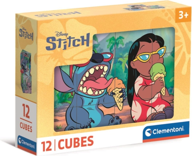 Puzzle kocke 12 kom DISNEY STITCH od Clementoni