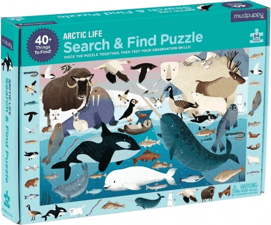 Mudpuppy puzzle Slaži i pronađi: Život u Arktiku