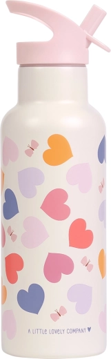 A Little Lovely Company nehrđajuća boca za piće 500 ml s motivom srca