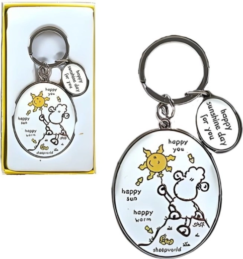 Privjesak Sheepworld – stilska značka za ključeve, ruksak i torbu