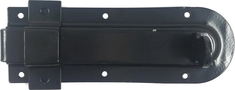 Zasun 100 mm crni za vrata i ograde