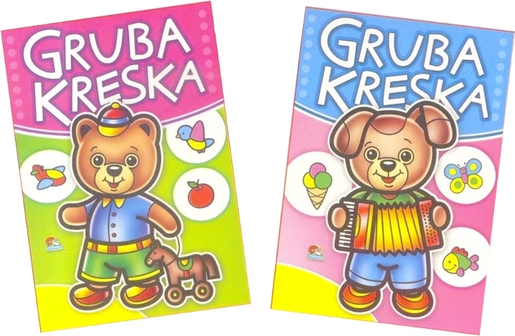 Bojanka za najmlađe – debela crta