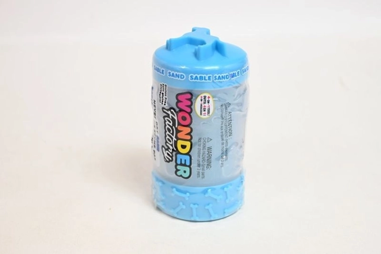 Wonder Factory pijesak za modeliranje koji se nikad ne suši – plavi set s valjkom 4u1