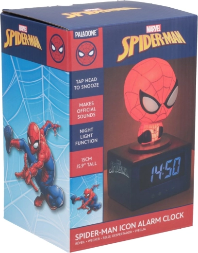 Marvel Spider-Man ikonski budilnik s noćnim svjetlom