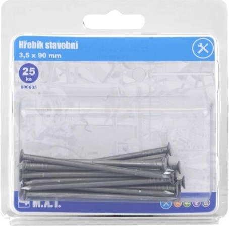 Građevinski čavli 90 × 3,5 mm, 25 kom