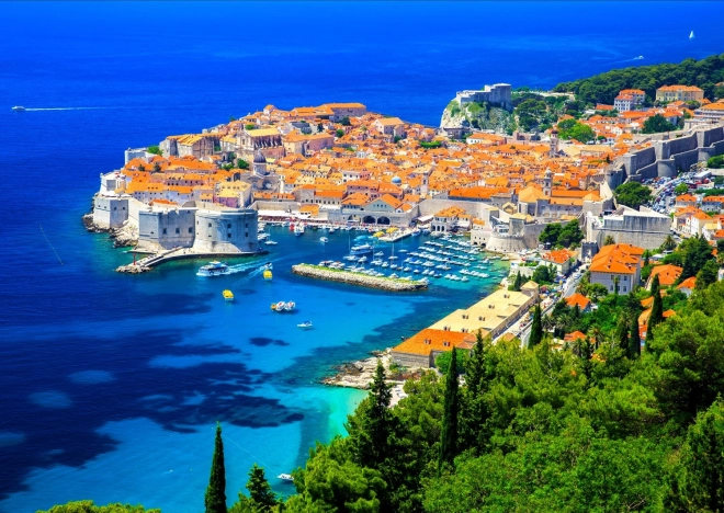 Puzzle Stari grad Dubrovnik, Hrvatska 1000 dijelova