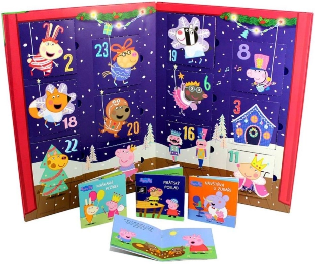 Veliki adventski kalendar PEPPA PIG s 24 knjižica