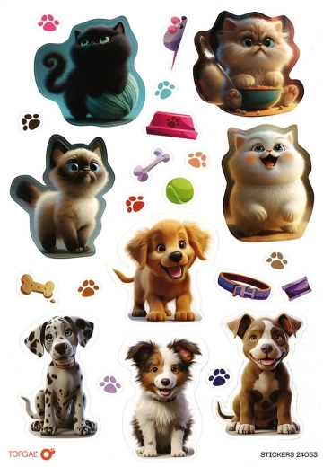 Naljepnice Pets Topgal