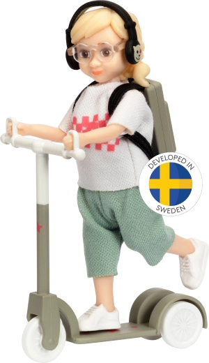 Lundby tinejdžerska lutka na romobilu s dodacima