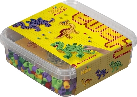 Hama Maxi perlice za peglanje – set dinosaurus (600 kom)