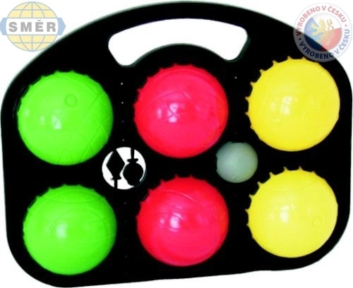 SMĚR Plastic Pétanque Game with 6 Balls