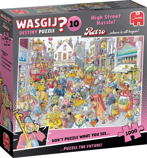 Jumbo Wasgij Retro Destiny 10: Problemi u glavnoj ulici – slagalica od 1000 dijelova