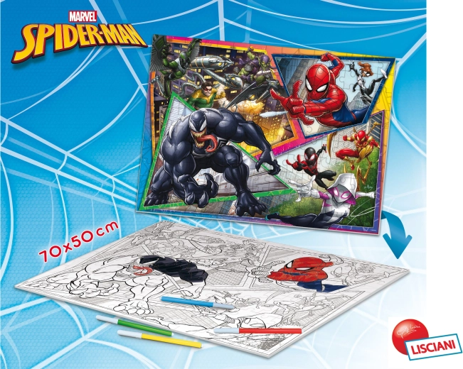 Spider-man Puzzle MAXI-FLOOR double-sided 70x50 cm 150 pieces
