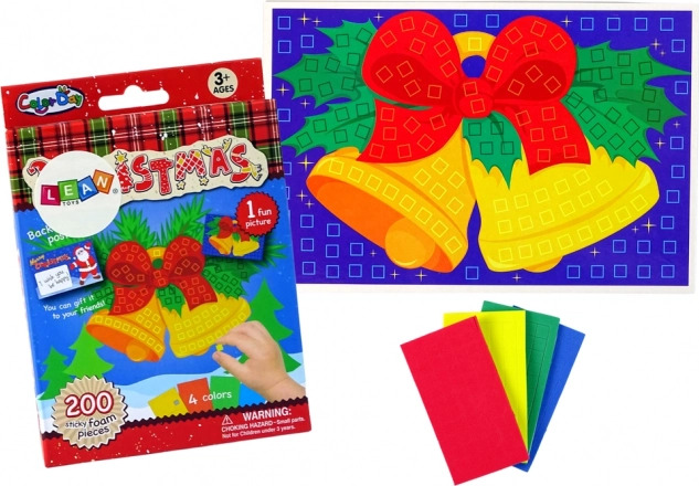 Uradi sam šarena blagdanska mozaika zvončić