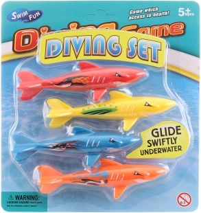 Igračka za vodu Zmajevi za ronjenje – set 4 kom