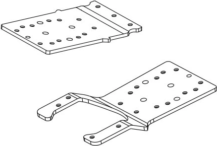 Skull Nightstorm chassis reinforcement (front + rear) - 1 piece