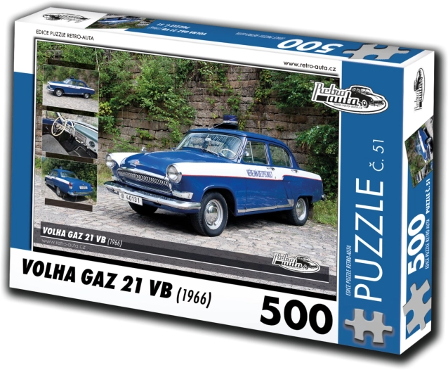 RETRO-AUTA Puzzle Volga GAZ 21 VB 1966., 500 dijelova