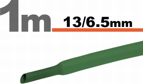 Green Heat-Shrink Tubing 13 / 6.5 mm