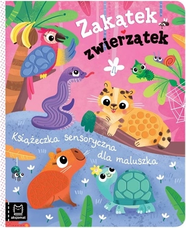 Životinjski kutak – senzorna knjižica sa silikonskim elementima