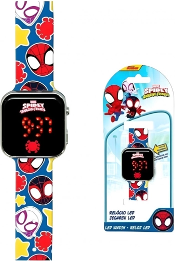 LED digitalni silikonski sat Spidey