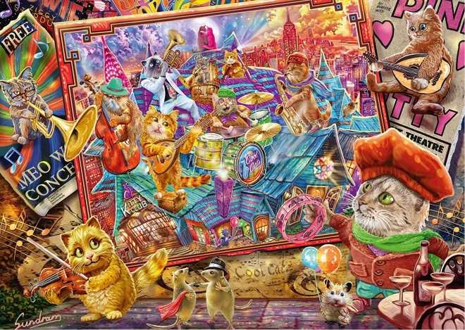 Puzzle Mačja manija 1000 dijelova SCHMIDT