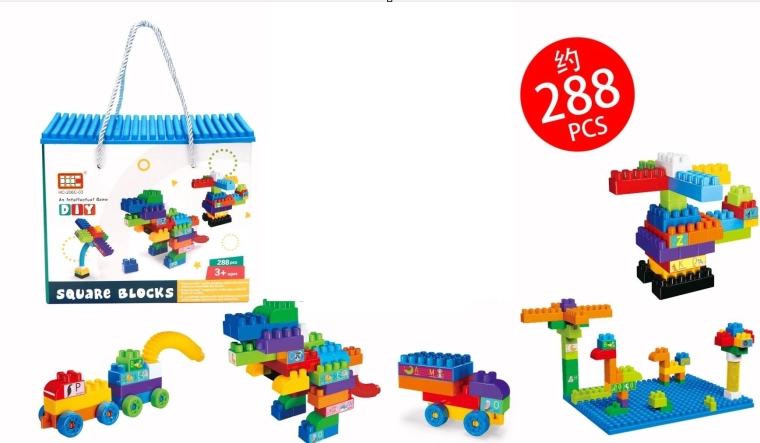 Color Construction Blocks (288 pieces)