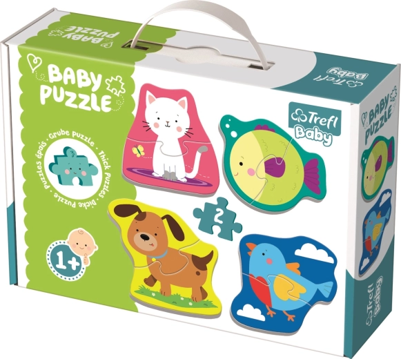 Trefl Baby puzzle – domaće životinje 1+
