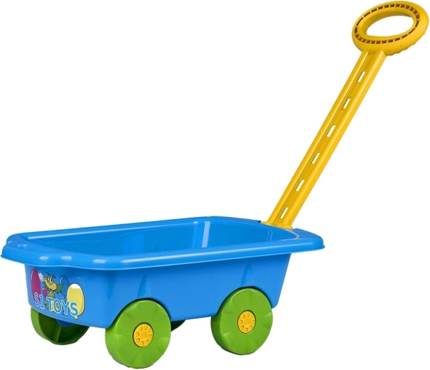 Children's Pull Cart BAYO, Blue, 45 cm