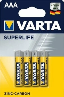 Varta Superlife AAA R03 cink-ugljične baterije 1,5 V, blister 4 kom
