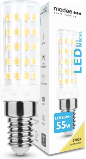 LED žarulja Modee Special Ceramic 6,5 W E14, 680 lm, toplo bijela