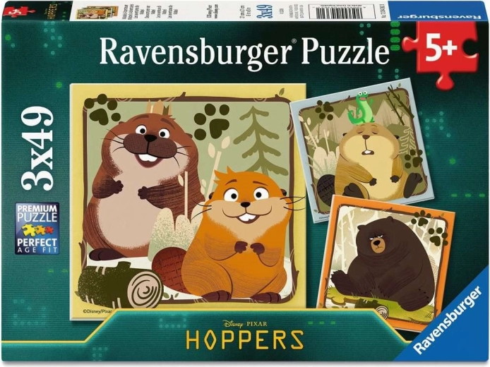Ravensburger puzzle Into the Wild 3x49 pieces