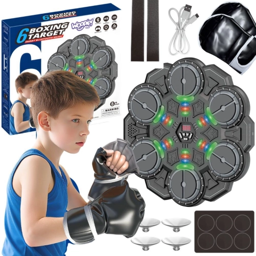 Woopie smart punching target with Bluetooth and LED lights