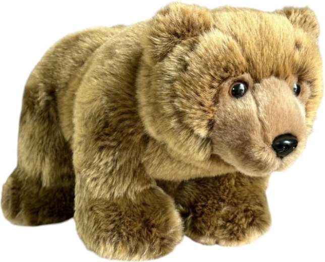 Plush brown bear standing 36 cm - 1 piece