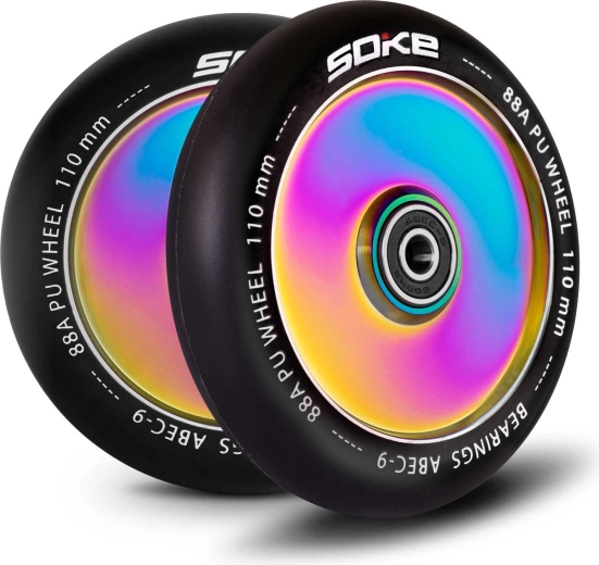 Soke kotači za romobil 110 mm rainbow 2 kom