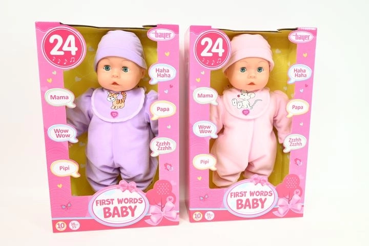 Bayer baby lutka (beba) 38 cm – prve riječi