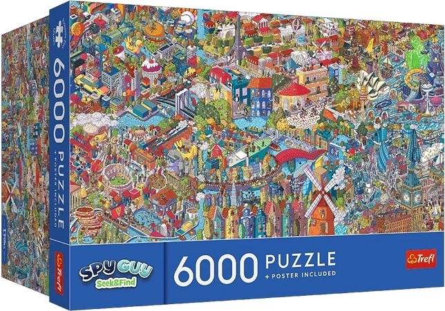 Puzzle Spy Guy: city break – 6000 dijelova