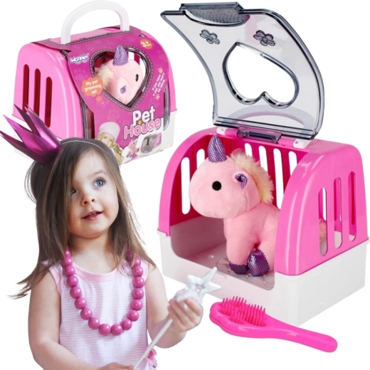 Woopie Portable House with Plush Unicorn