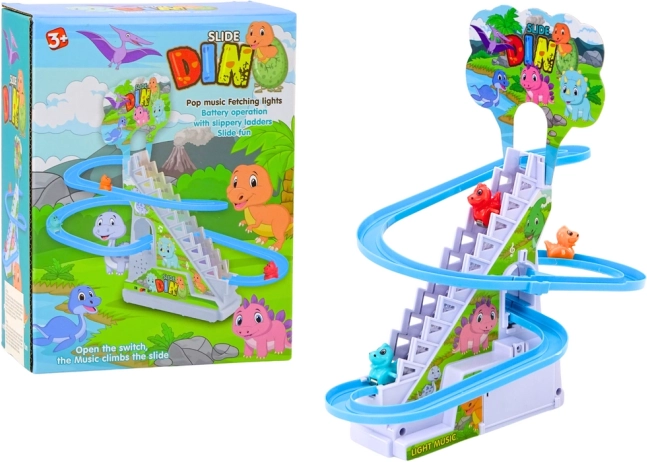 Dinosaur Staza sa Stepenicama Svjetla Zvukovi