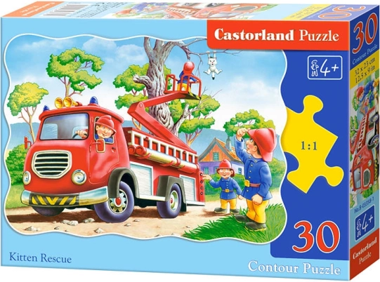 Puzzle od 30 dijelova – spašavanje mačića – Mačić