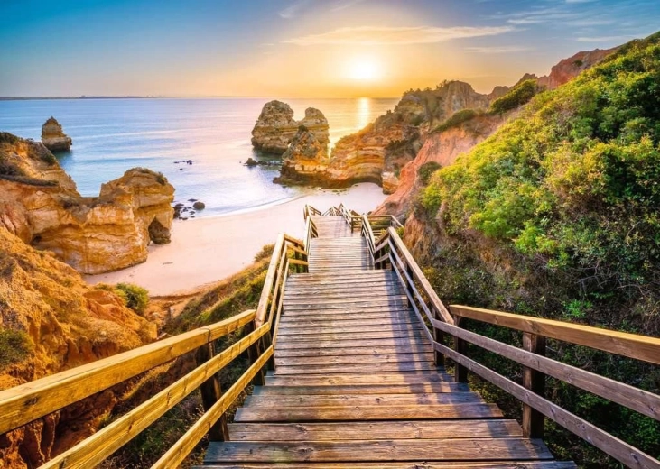 Ravensburger puzzle Stepenice na plažu Camilo, Algarve 1000 dijelova