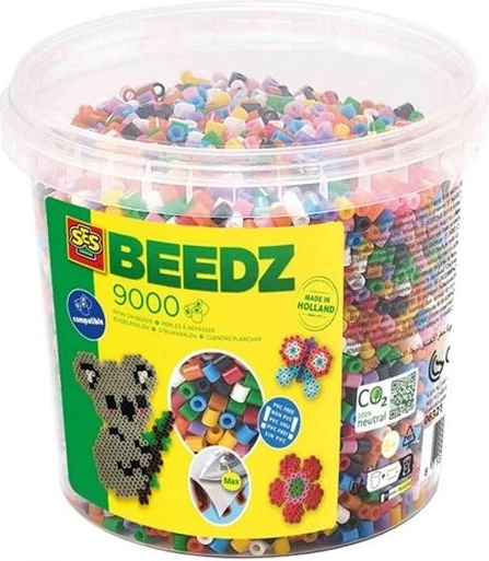SES Beedz perlice za glačanje 9000 kom, mix